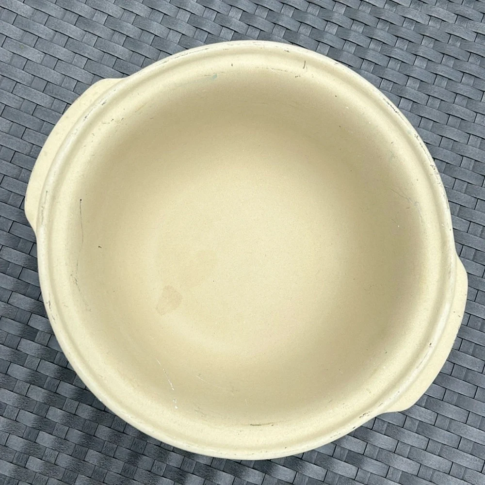 The Pampered Chef Stoneware Baking Bowl #1450 Family Heritage Collection